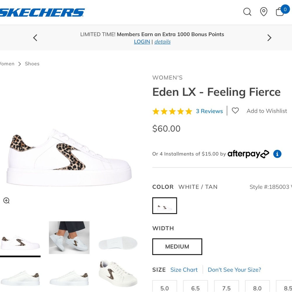 Sketchers Feelin’ Fierce Sneakers
